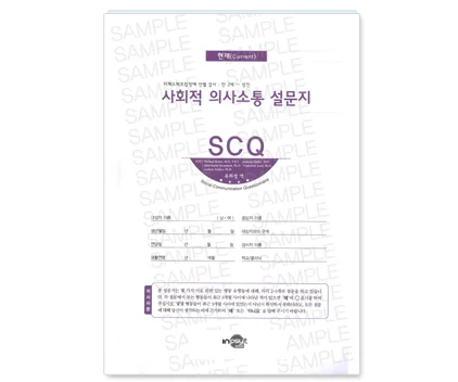 SCQ 사회적의사소통 설문지: 현재